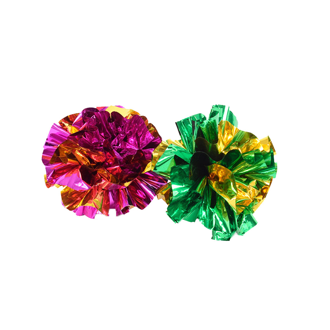 mylar crinkle balls